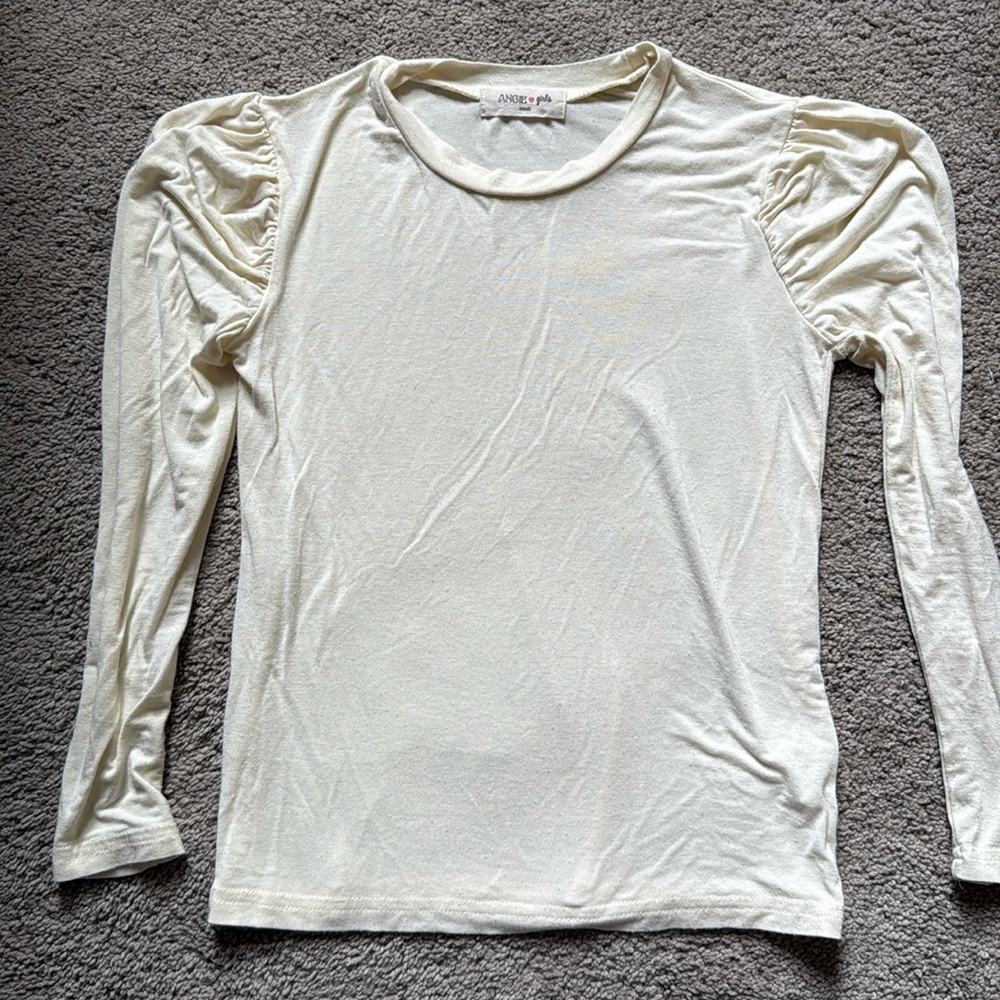 Angie Girls puff sleeve top